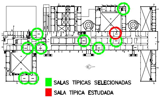 Maxim-ar e basculante são os únicos modelos de janela presentes nos ambientes do IFSP-SPO. O vidro é caracterizado como simples, tem alta transparência e possibilita a ocorrência do efeito estufa.