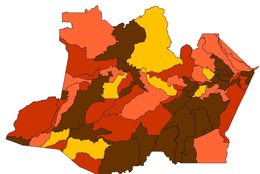 Amazonas Números Amazonas (AM) População (IBGE): 3.36.7 Famílias com perfil saúde: 24.82 Famílias acompanhadas: 126.242 Famílias parcialmente acompanhadas: 727 Famílias não localizadas: 3.