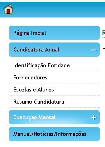 Os fornecedores listados, bem como os documentos introduzidos, podem ser apagados, devendo para tal clicar no ícone.