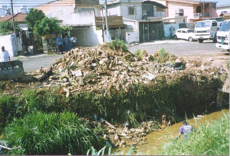 Impactos da urbanização Aumento da vazão de pico ( até