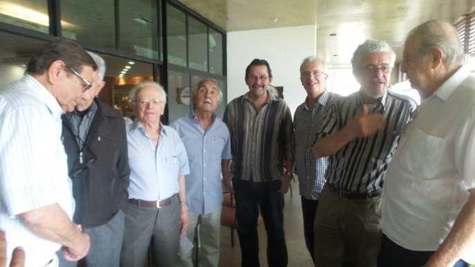 José Jaime, Sabino, Floriano, Leopoldo-Presidente da SemopHG, Prof.