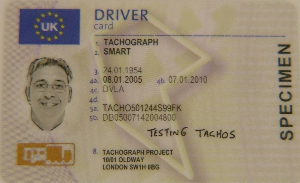 Cor branca Cartão do Condutor Válido durante 5 anos Personalizado para o condutor Os dados podem ser inseridos manualmente