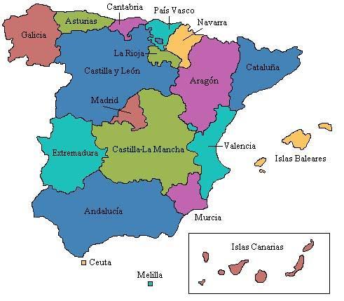 ATENÇÃO Mas, existe países como a Espanha que embora seja um pais unificado, possui 17 comunidades autónomas e como tal, ao entrar no território de uma dessas