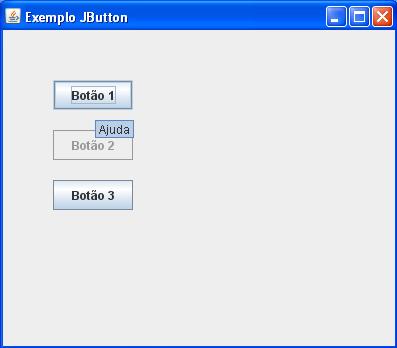 Classe JButton Exemplo import javax.swing.*; import java.awt.