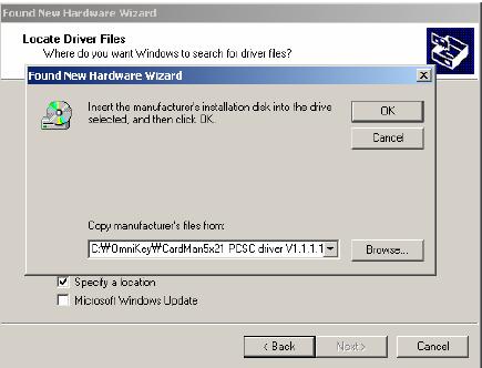 O OS instala o driver automaticamente, mas você tem que reinstalar isto