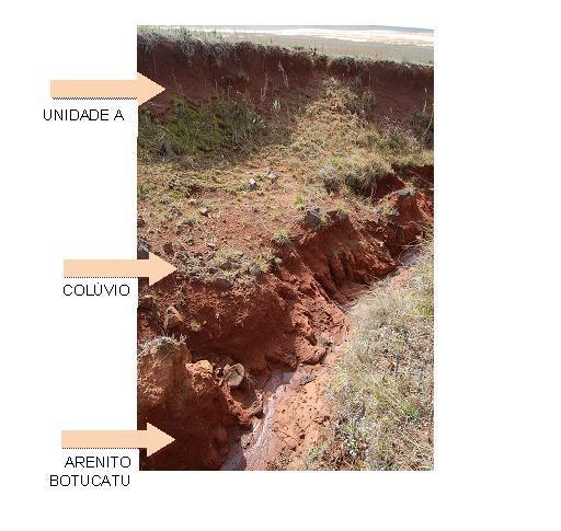 Figura 1 Figura 1 - Unidades estratigráficas: arenito da