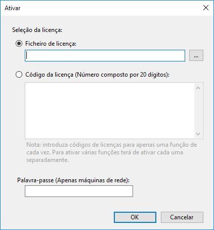 Selecione o ficheiro correto de licença da solução de software (ficheiro LIC) para os seus equipamentos de destino.