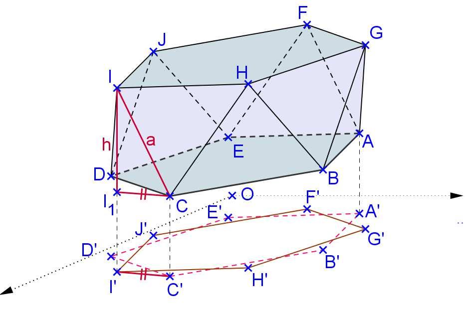 GEOMETRIA DESCRITIVA - DUPLA PROJEÇÃO ORTOGONAL 82 10.