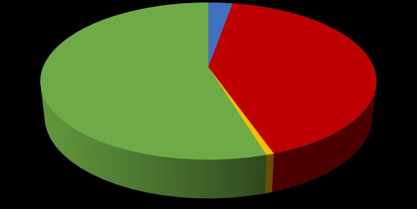 Abastecimento Público; 72; (2,8%) Urbano Privado ; 1421; (54,7%) Industrial; 1088; (41,9%) Rural; 16; (0,6%) Abastecimento Público Industrial Rural Urbano Privado Gráfico 3 - Usuários ativos em