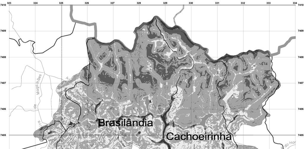 Pesos e Notas para Riscos de Deslizamentos e Desmoronamentos PROCESSAMENTOS E RESULTADOS Carta de Riscos de Enchentes RE PROCESSAMENTOS E RESULTADOS DAS AVALIAÇÕES AMBIENTAIS RDD - Geomorfologia Peso