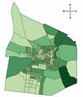 Figura 3-5 - Distribuição populacional das BGRIs da cidade de Serpa.