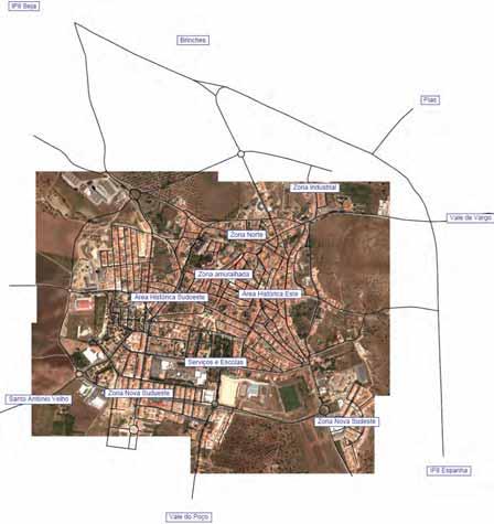 4.3.1. Zonamento Para possibilitar a construção do modelo de planeamento de tráfego a zona de estudo foi dividida em várias zonas. O número total de zonas é de 16.