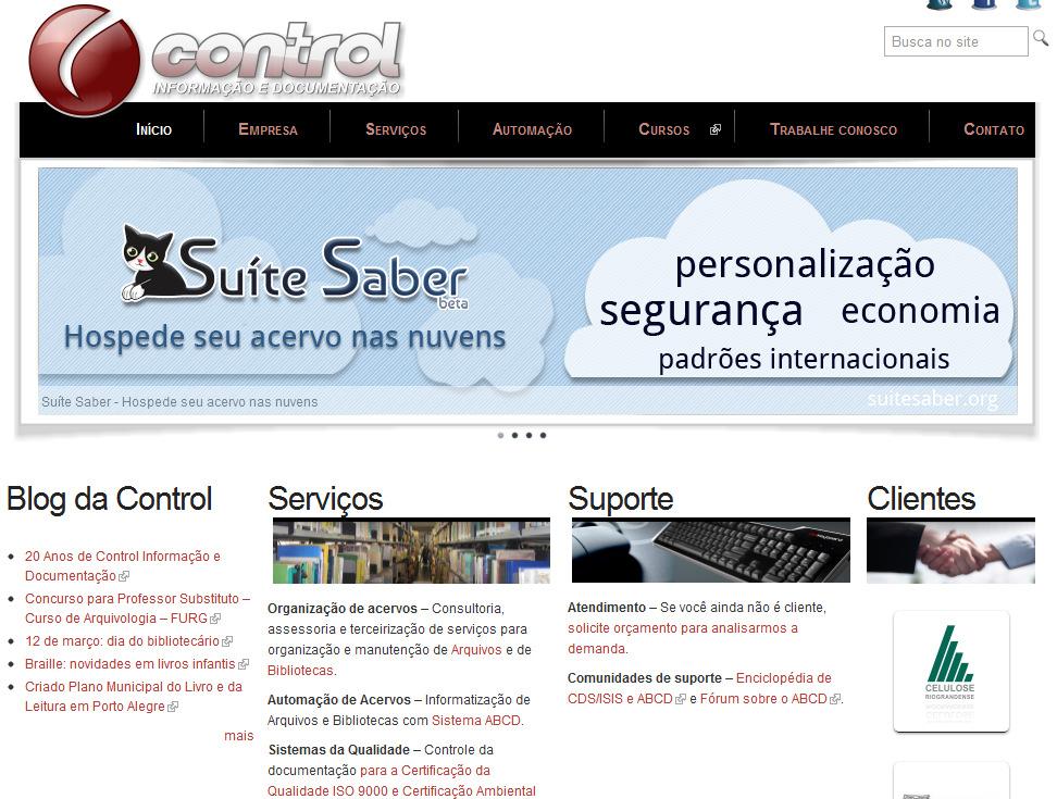 Softwares e Empresas na área de Arquivo EMPRESA: Control Informação e Documentação www.control.com.