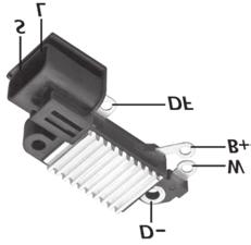 REGULADORES DE TENSÃO IK5249 14V, Campo Positivo "Circuito A". HITACHI Opel: Astra 1.7; Corsa B 1.5; Vectra A 1.7td; Corsavan 1.