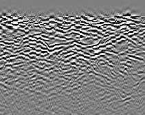 atenuação Progradação com atenuação Porção de baixa amplitude. 2a Forma: Sinuosa. Mergulho: horizontal. Relação entre os refletores: caótica.