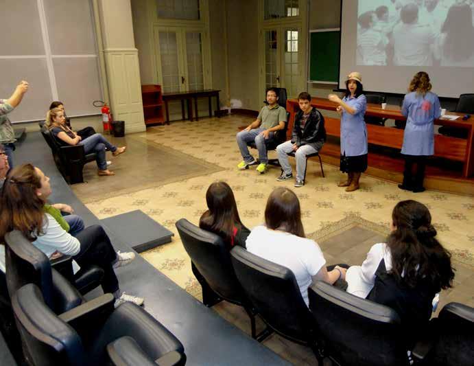 34treinamento Treinamento para o Desenvolvimento Humano local público-alvo tema objetivos realização resultado Faculdade de Medicina da Universidade de São Paulo alunos do 3º