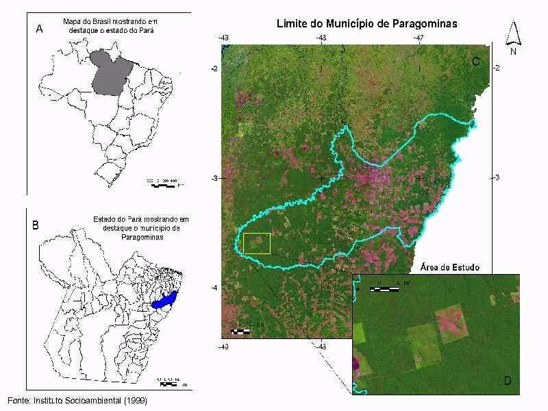 46 A área de estudo caracteriza-se por possuir períodos de elevados índices de precipitação pluviométrica, e períodos de baixos índices, chegando a alcançar até dois meses sem precipitação.