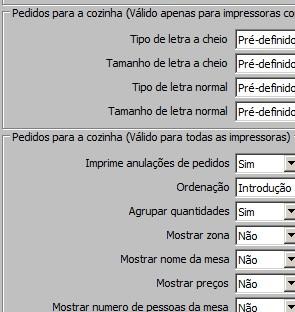 4. Opções de Impressão Os pedidos para centros de produção podem conter algumas configurações, para simplificar ou tornar mais completo o pedido. 4.