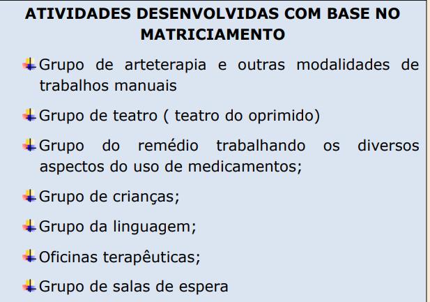 Matriciamento Entende-se por matriciamento, o suporte realizado por profissionais e diversas áreas