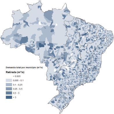 Isso se deve, provavelmente, a melhorias na estimativa, uma vez que dados imprecisos tendem a ser tratados em função da segurança hídrica, podendo ser levemente superestimados.