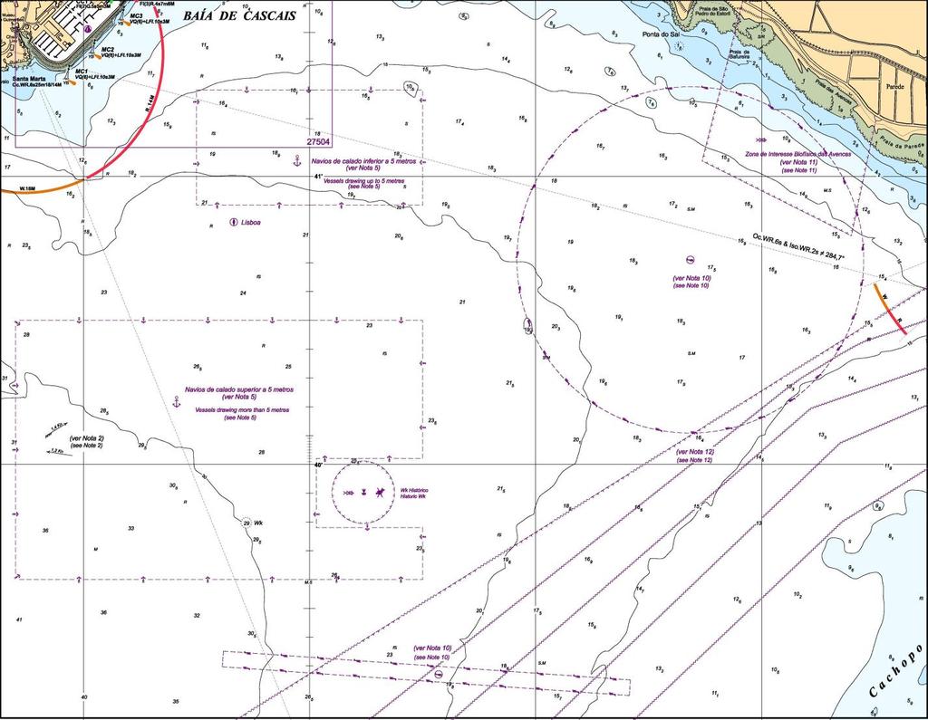 ANEXO D Edital da Capitania do Porto de Cascais, fevereiro de 2016 Fundeadouros de navios