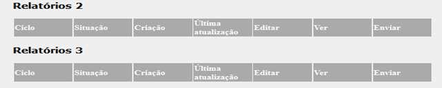 espaço para manifestação. No último formulário, o botão <Finalizar> pode ser usado para retornar à tela inicial do SisRAC.