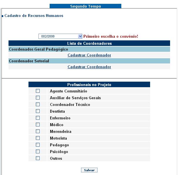 coordenadores pedagógicos e setoriais