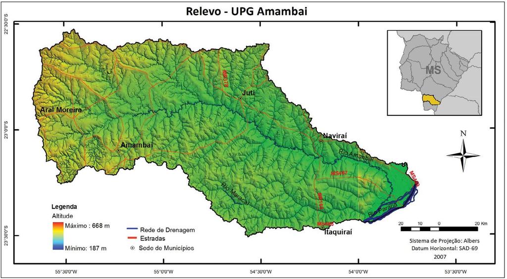 UFMS CAMPUS DO PANTANAL Curso de Geografia / Mestrado em Estudos Fronteiriços 25 ANÁLISE LINEAR DA REDE HIDROGRÁFICA Hierarquia fluvial Relação de bifurcação (Rb) Expressa a ordem dos rios, sendo