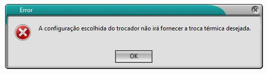 62 Para algumas configurações do trocador, é possível que software encontre valores de coeficiente global de polimento menor do que o coeficiente global atual. Pela equação 3.