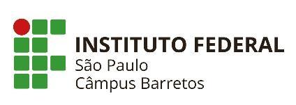 0 INSTITUTO FEDERAL DE EDUCAÇÃO, CIENCIA E TECNOLOGIA DO ESTADO DE SÃO PAULO CÂMPUS