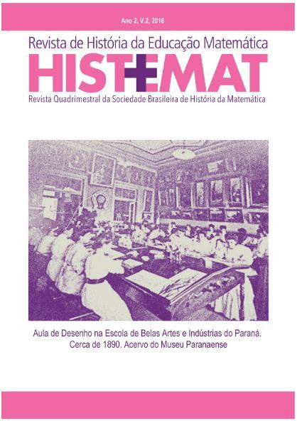 Figura 1 Volume especial Fonte: Revista História da Educação Matemática - HISTEMAT No total, os quatro volumes resultam em 55 artigos, desses, 17 tratam sobre os saberes geométricos.