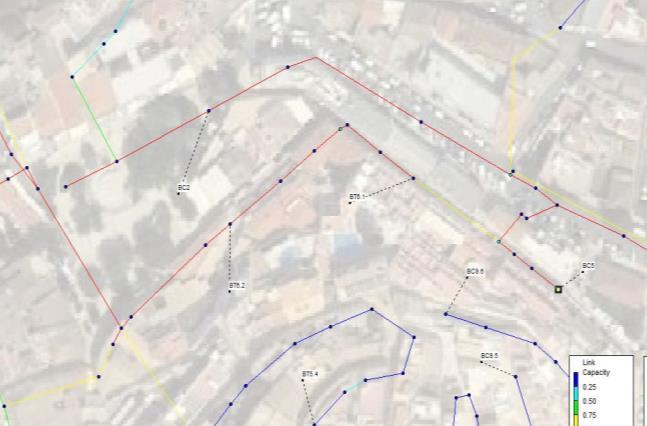 = 99 m 3 /s Comporta fixada a meia