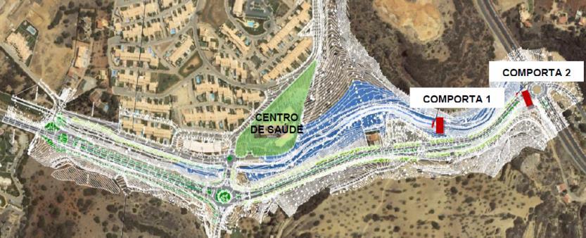 ESTUDOS ANTERIORES ESTUDO HIDROLÓGICO E HIDRÁULICO DA RIBEIRA DE ALBUFEIRA (PROSPECTIVA, 2009) Prolongamento do túnel de drenagem existente e