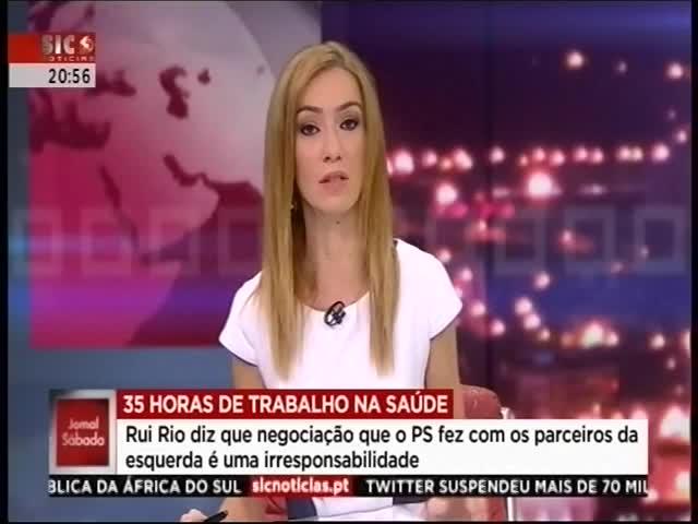 A25 SIC Notícias Duração: 00:01:03 OCS: SIC Notícias - Jornal de Sábado ID: