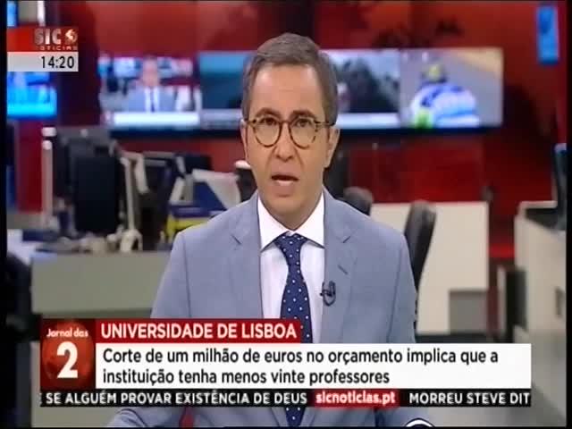 A39 SIC Notícias Duração: 00:01:55 OCS: SIC Notícias - Jornal das Duas ID: