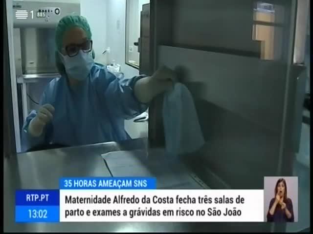 Declarações de José Pedro Moreira da Silva, diretor clínico Centro Hospitalar de Gaia, António