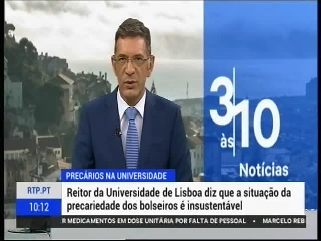 considera insustentável a situação de precariedade dos bolseiros em