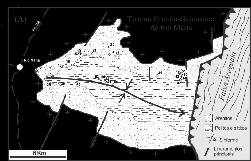 A primeira referência aos estudos das coberturas sedimentares da Provincia Mineral de Carajás deve-se a Oliveira (1928), ao reportar-se às rochas sedimentares com carvão na Bacia do Rio Fresco.