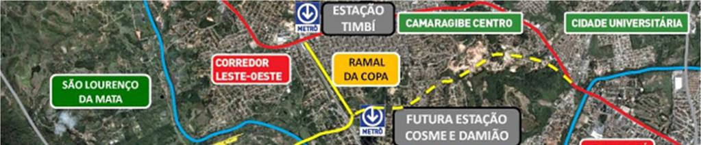 9 3. Descrição da empresa A Arena Pernambuco está localizada a 19 km do Marco Zero do Recife e do Aeroporto dos Guararapes e a 03 km do Terminal Integrado de Passageiros (TIP).
