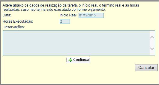 1. CONCLUINDO TAREFAS Para concluir as atividades executadas,