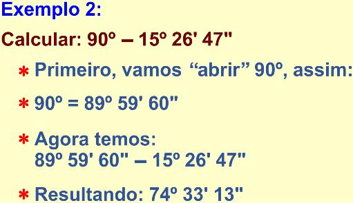 Antigamente o segundo era dividido em 60 terceiros e assim por diante, mas hoje em dia, o segundo é dividido através de um sistema