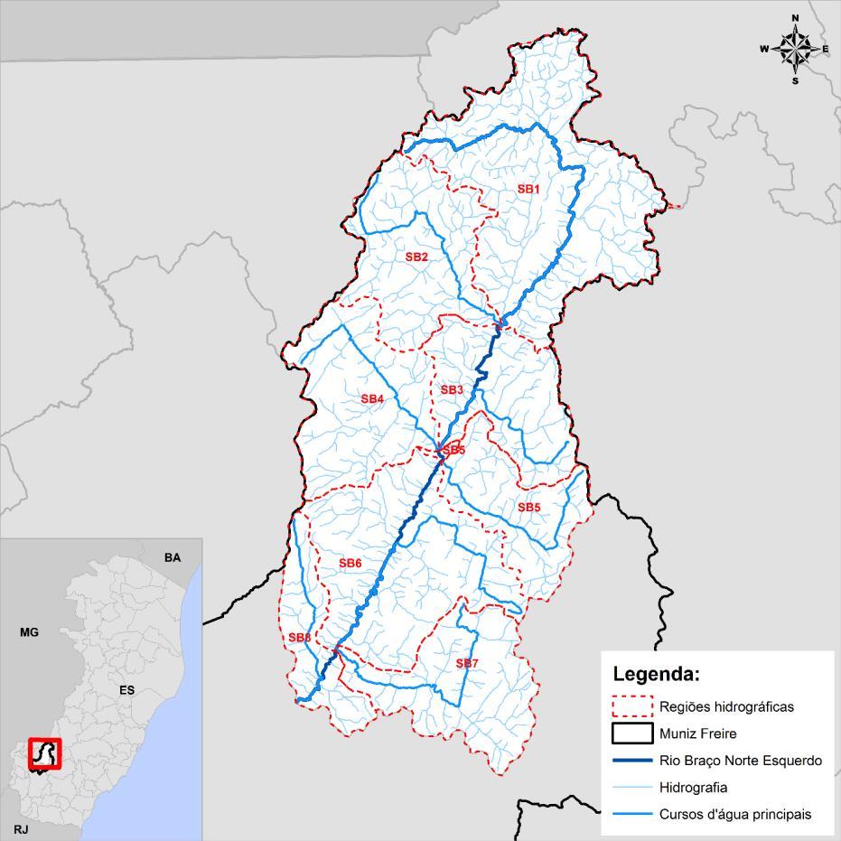 Figura 4 - Talvegues principais das regiões hidrográficas