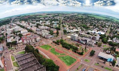 do Iguaçu, recebido pelo prefeito Luiz Carlos Ferri; Itaipulândia, pelo prefeito Edinei Gasparini; Santa Terezinha de