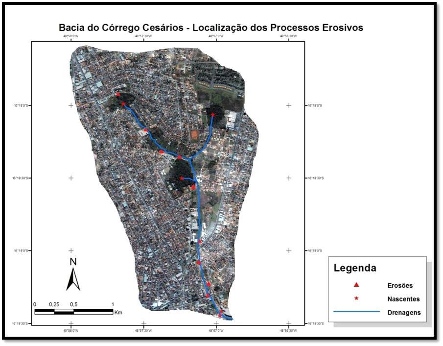 denotando que a impermeabilização de grande parte da bacia e a incremento no escoamento superficial contribuem para essa concentração, deve-se ainda levar em consideração que a geologia do alto curso