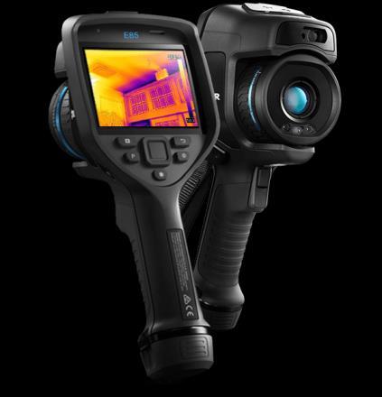 FLIR E75 A FLIR E75 tem a sensibilidade e a resolução necessárias para diagnosticar problemas e encontrar deficiências ocultas, até mesmo