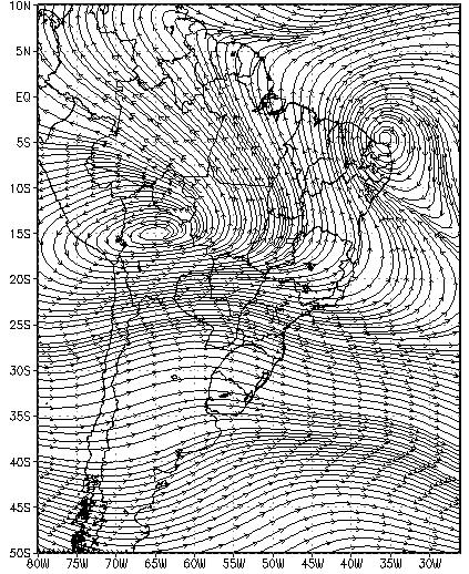 Brasil Central e Sudeste, estendendo-se sobre o Oceano Atlântico Sul (Fig. 9a e b).
