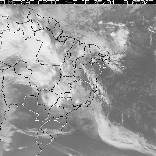 12 (a) (b) (c) (d) Figura 9 (a) Imagem do satélite METEOSAT, dia 18/01/2005, 05:00 Z; (b) Linhas de corrente e umidade específica ao nível de 850 hpa média entre 16/01 às 00Z e 19/01 às 00Z