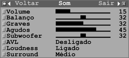 No exemplo abaixo foi selecionada a opção AVL.