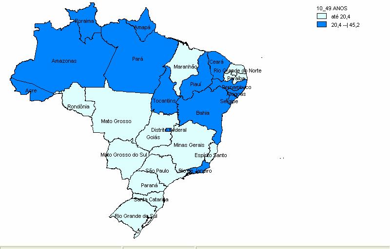 Taxas anuais de aborto induzido por 1000