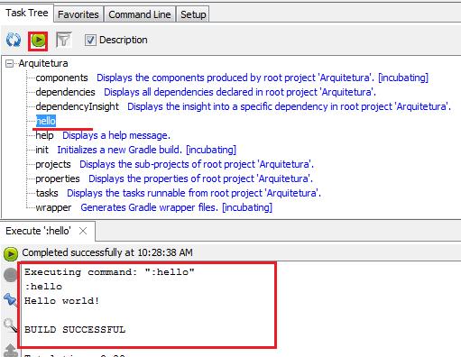 Gradle in the Eclipse 2o Run